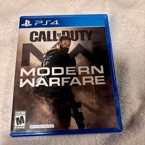 PS4 Call of Duty Modern Warfare Sony PlayStation 4 PS4 Video Game w/ Case